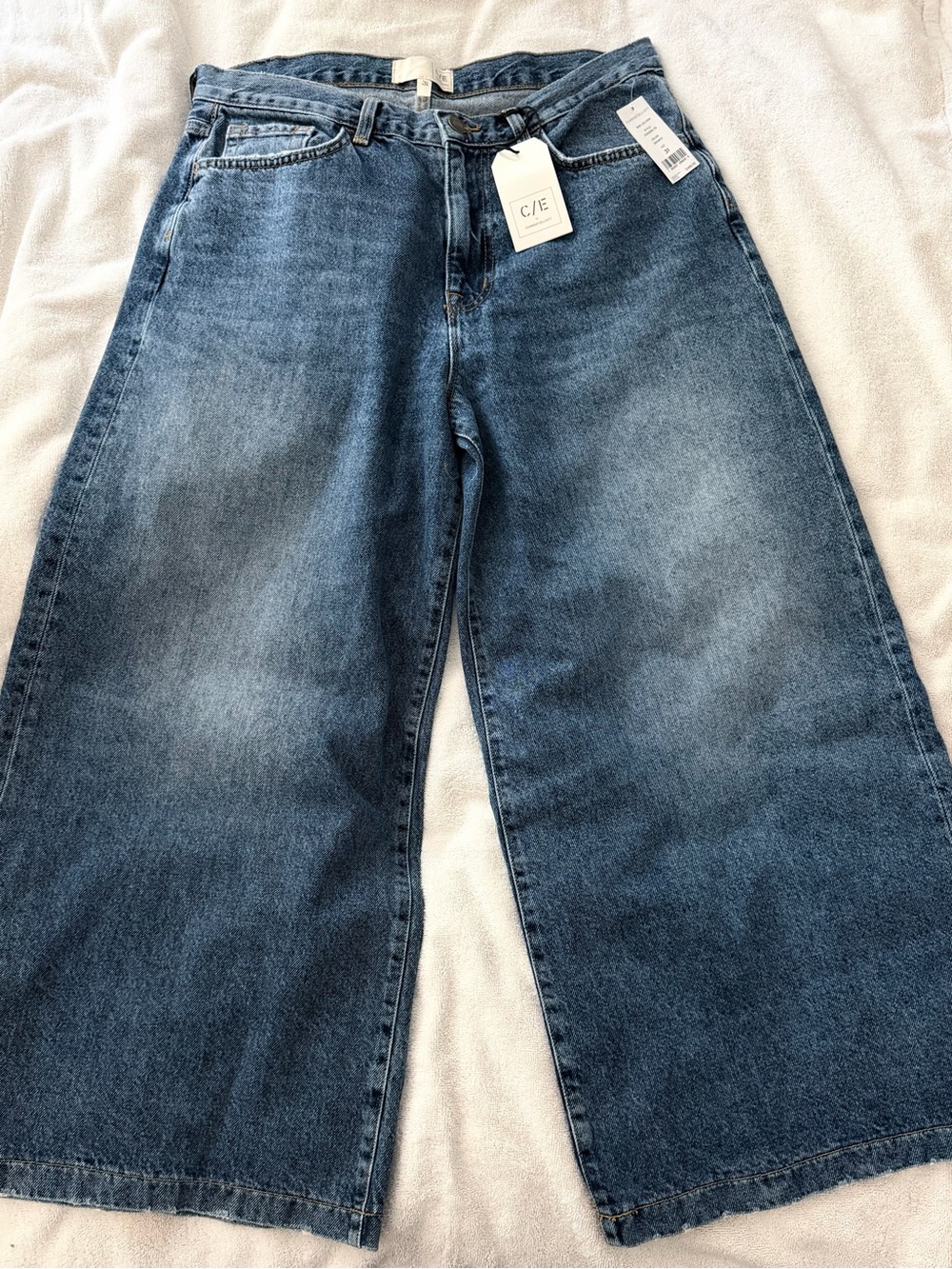 Current/Elliott Men's Bootcut Jeans in Medium Blue Wash